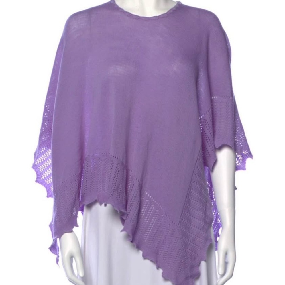 Burberry Wool and Cashmere Poncho